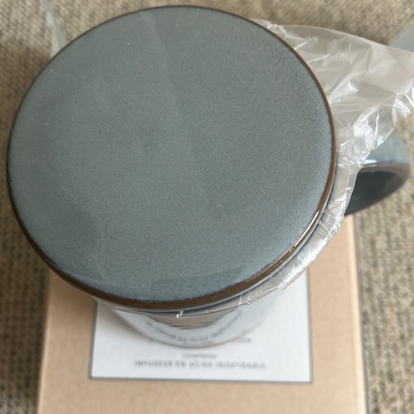 Sage Brush Dipped Ceramic Tea Mug by Indigo - Picture 4 of 7